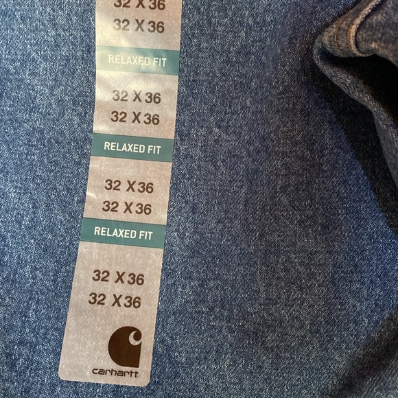 32x36 Carhartt relaxed fit jeans. - Picture 5 of 5